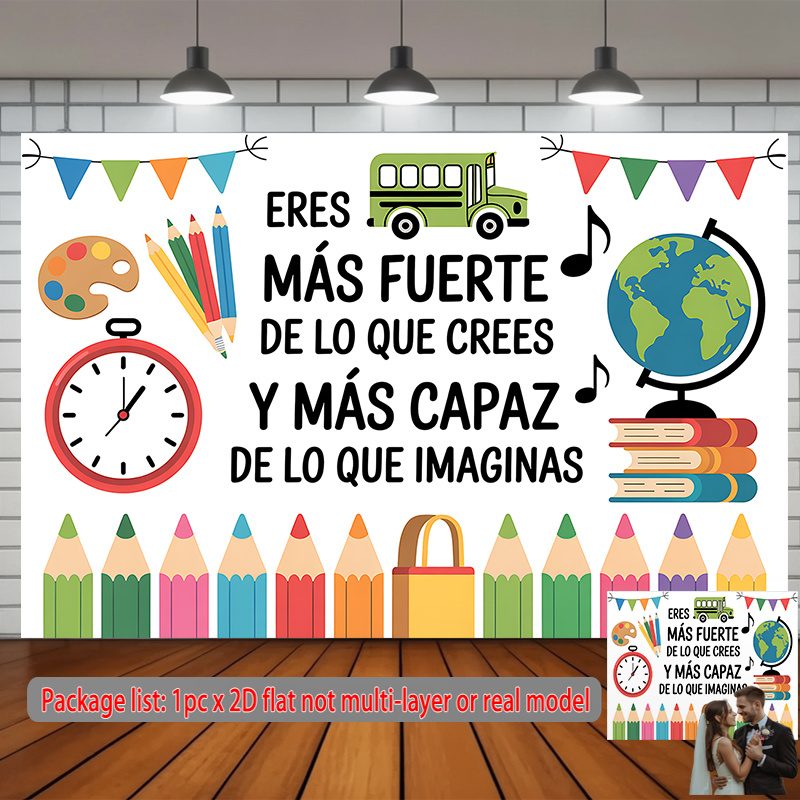 Kids Education Banner - Çocuklar için İlham Verici Kreş Duvar