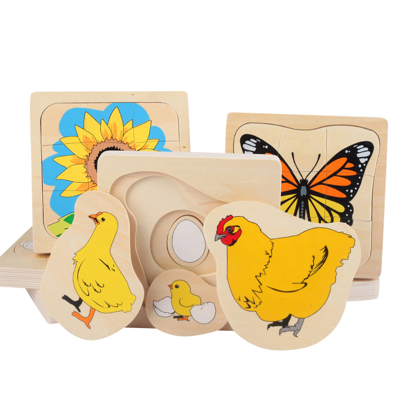 Human Body Puzzle - Montessori Erken Öğrenme Oyuncağı Büyüme Süreci