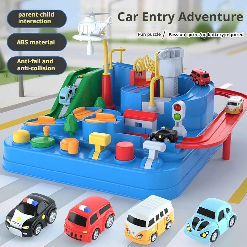 Kids Education Learning - Yarış Demiryolu Arabası Model Tren Raylı