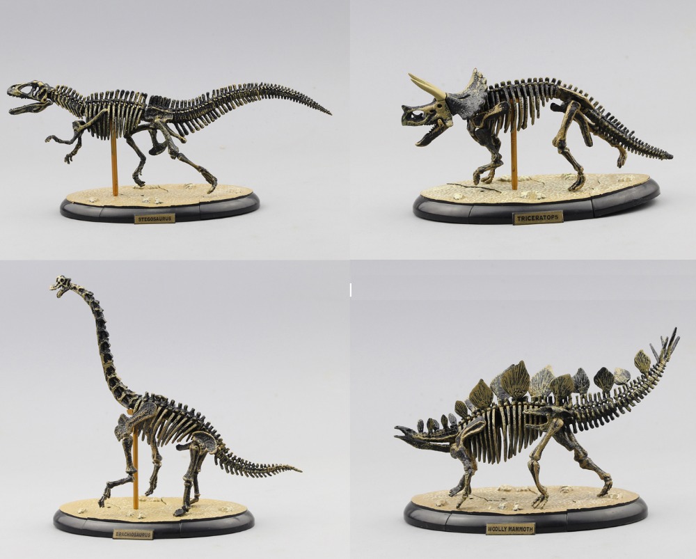 Puzzle Map World - Jurassic dünya brachiosaskeleton iskelet fosil PVC
