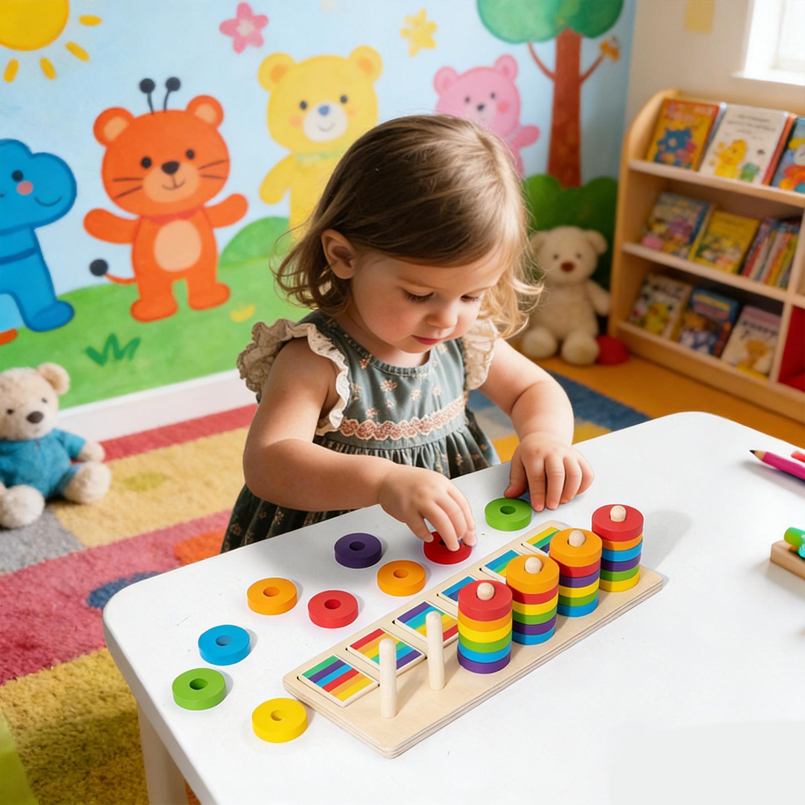 Kids Educational Game 3 - Ahşap İstifleme Oyuncakları Eğitici Öğrenme Bloğu