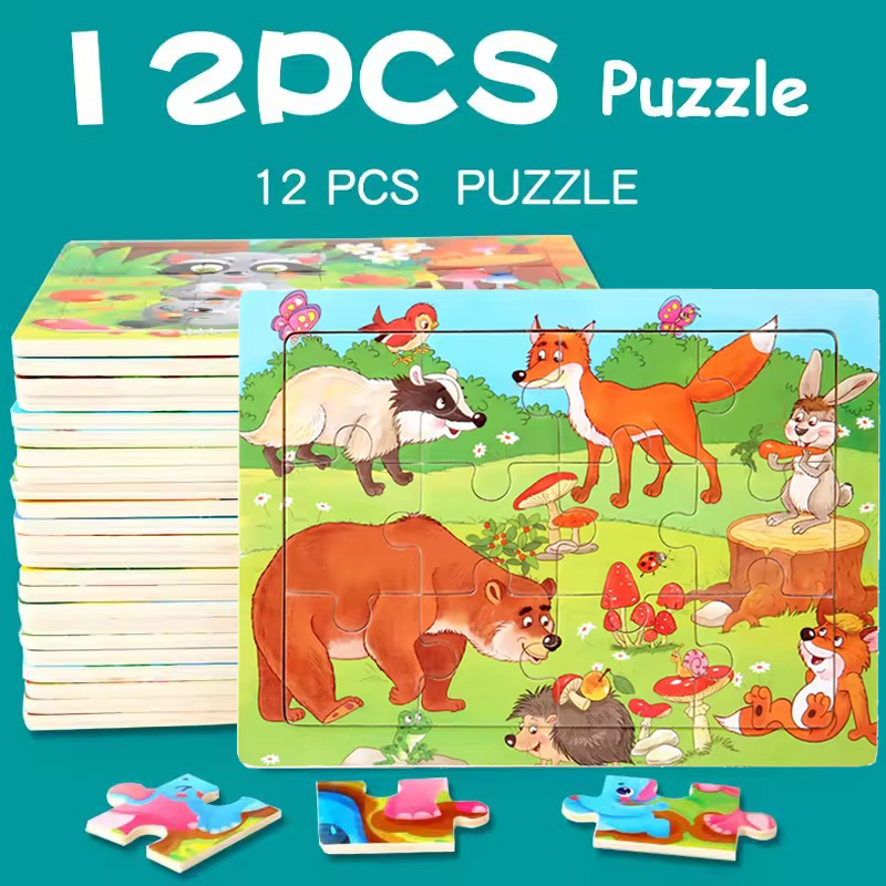 Human Body Puzzle - 15*11 cm Montessori Ahşap 3D Bulmaca