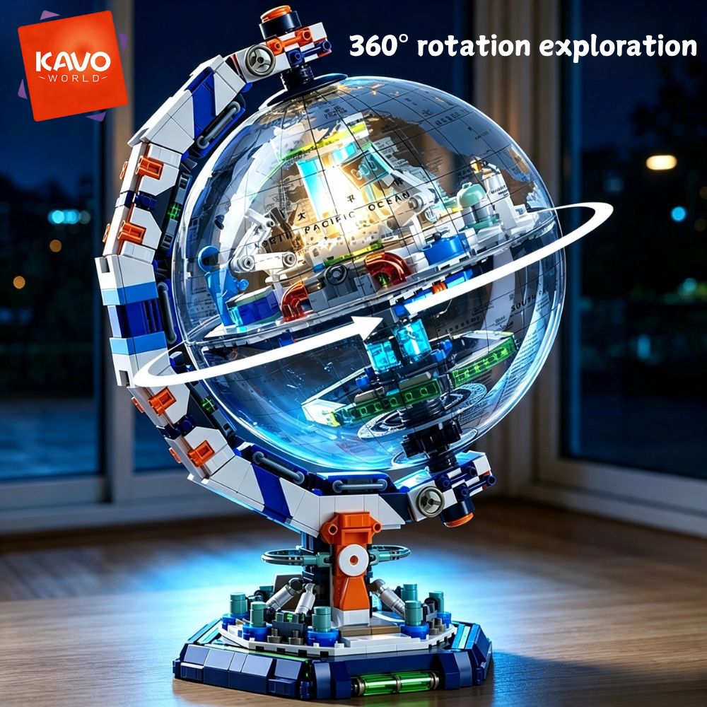 Puzzle Map World - KAVOWORLD 1793 Parça Uzay İstasyonu Yapım