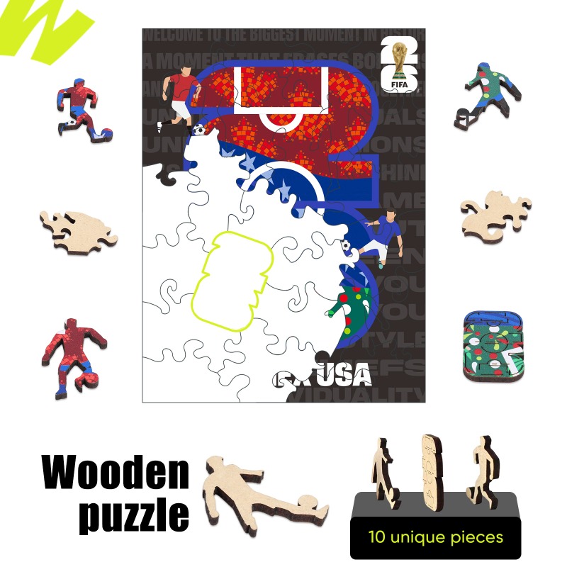Yetişkinler için Mini Ahşap Bu - Puzzle Map World incelemesi ve fiyatı