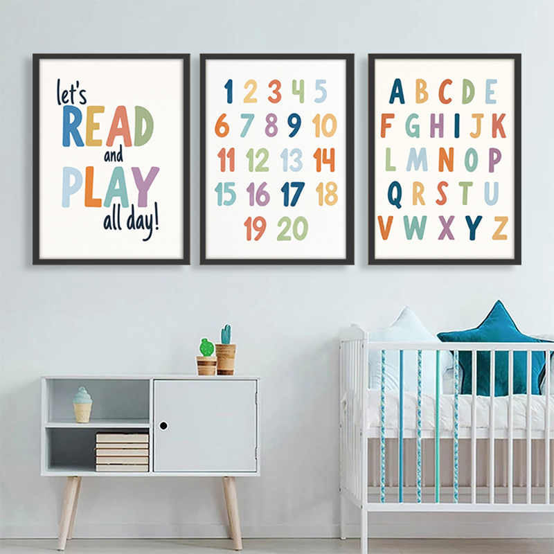 Gökkuşağı ABC Numaraları Kanva - Kids Education Quote incelemesi ve fiyatı