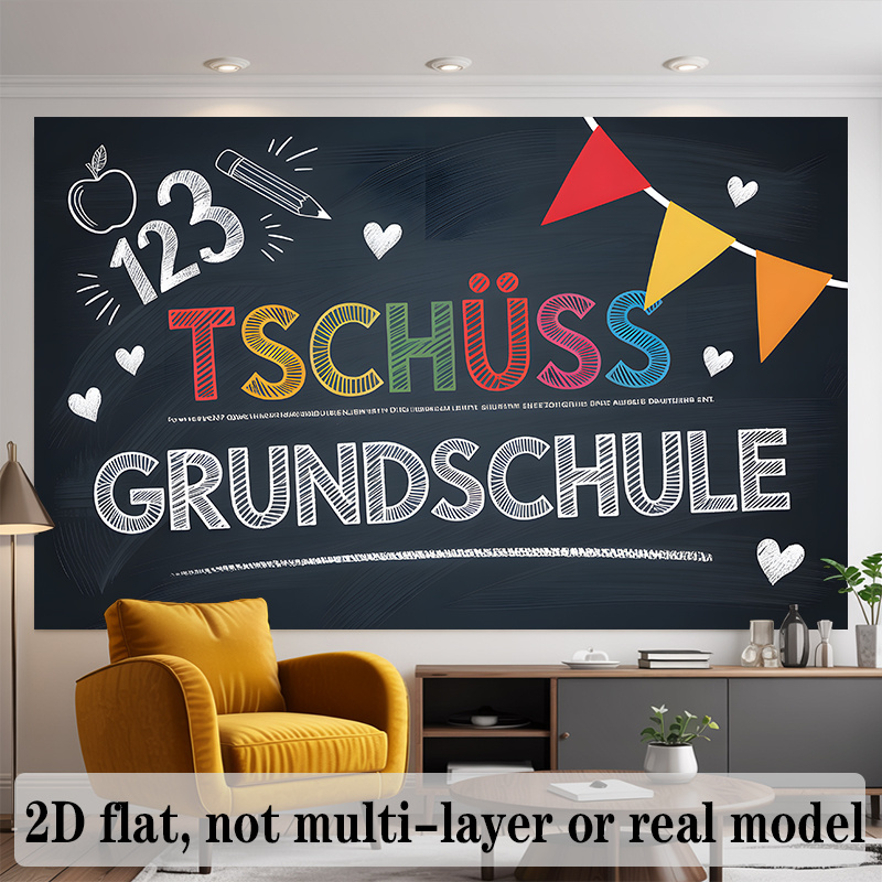 Sevimli Alman Anaokulu Okul Ön - Kids Education Banner incelemesi ve fiyatı
