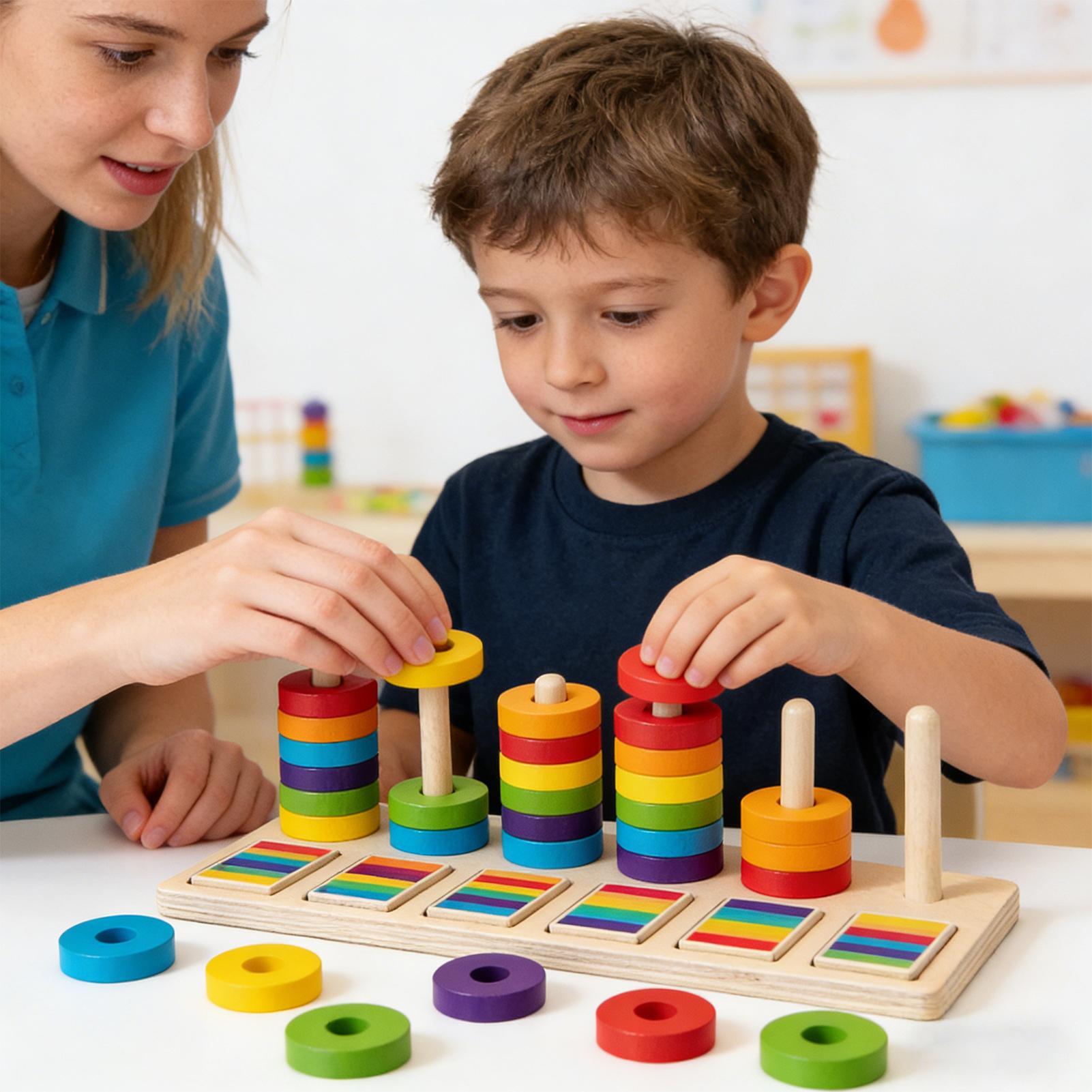Ahşap İstifleme Oyuncakları Eğ - Kids Educational Game 3 incelemesi ve fiyatı