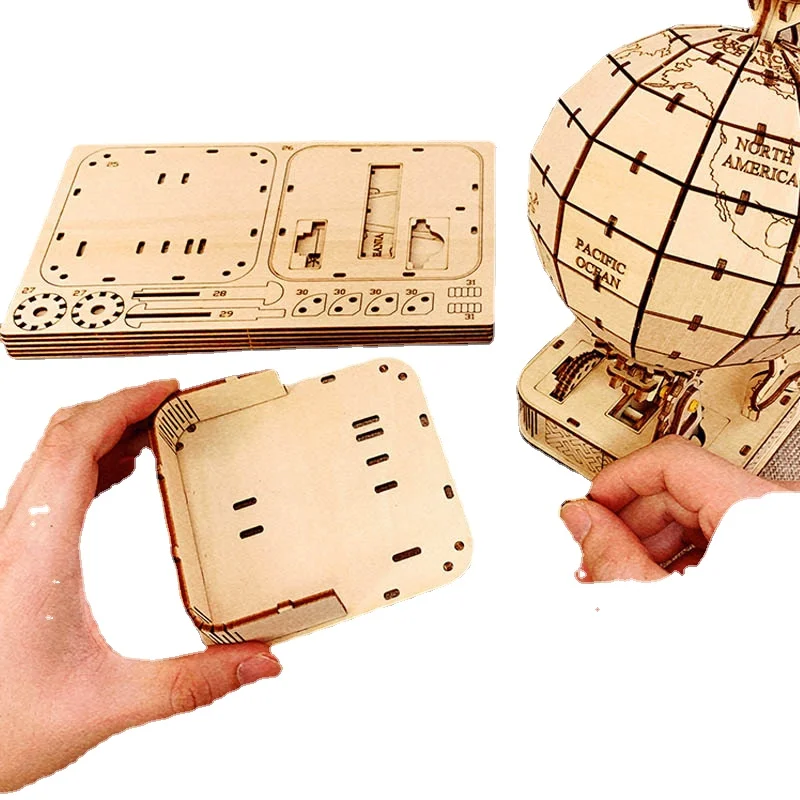 3D küre ahşap bulmaca oyuncak  - Puzzle Map World incelemesi ve fiyatı