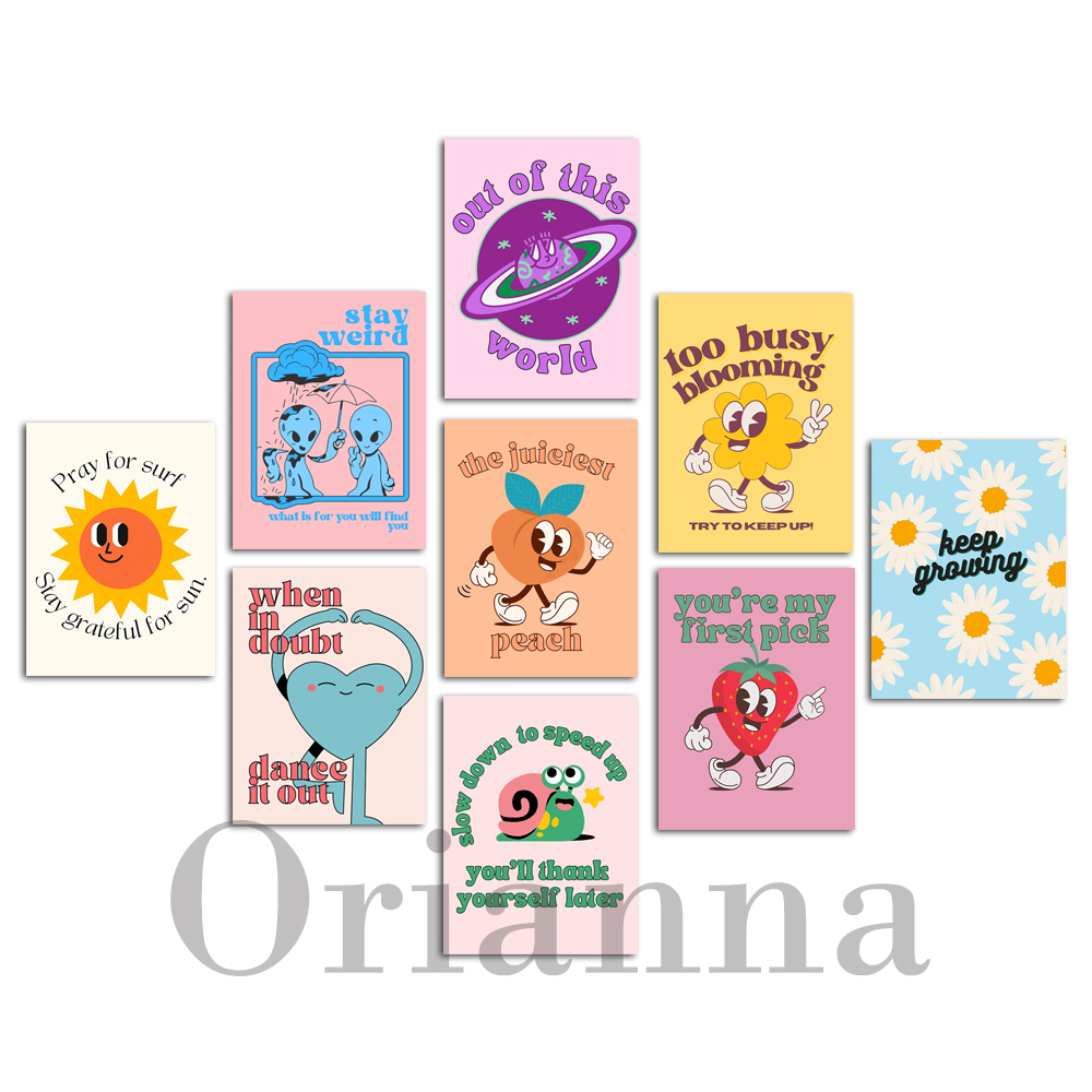 Kalp Uzaylı Kiraz Çilek Ayçiçe - Kids Education Quote incelemesi ve fiyatı