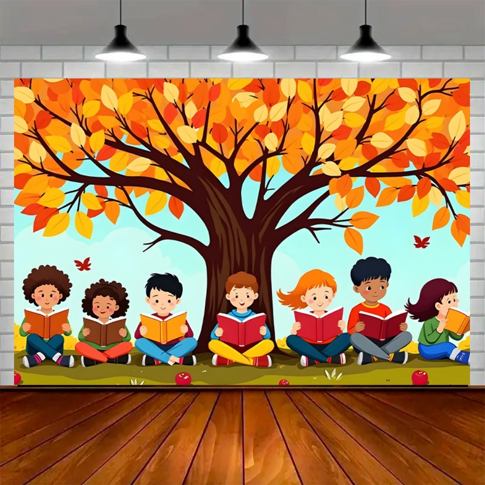 Dünya Sonbahar Okuma Günü Part - Kids Education Banner incelemesi ve fiyatı